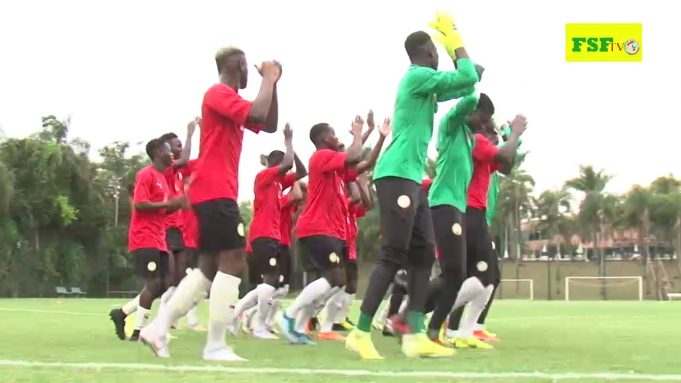Coupe du Monde U17- Première séance d’entraînement des U-17 dans le complexe OSCAR INN ECO RESORT