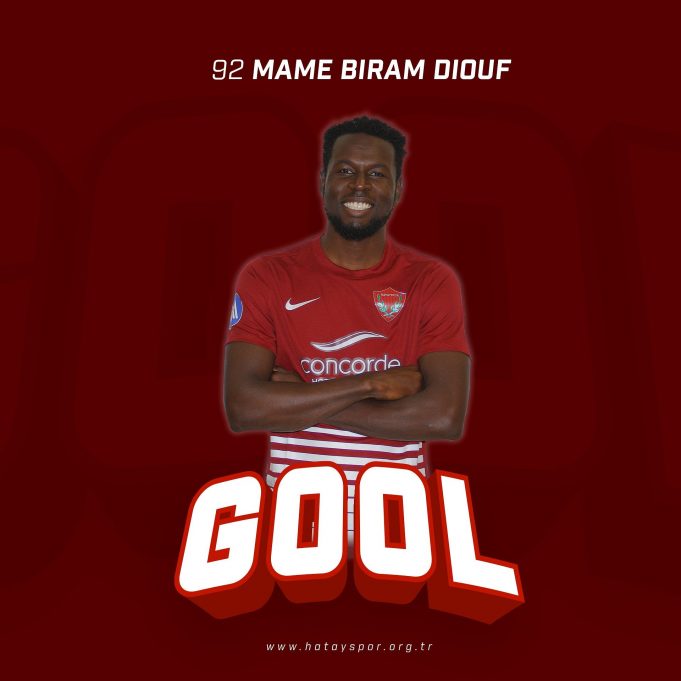Super Lig- Mame Biram Diouf ouvre son compteur buts