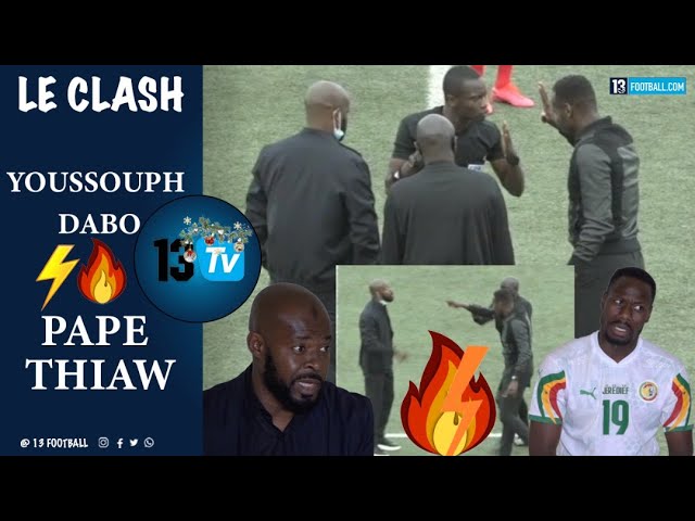 Ligue 1 – Teungueth FC vs Niarry Tally : Vive altercation entre Youssouph Dabo et Pape Thiaw (Vidéo)