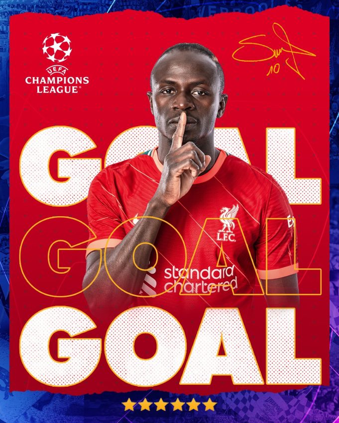 But de Sadio Mane vs Atletico Madrid en Ligue des champions