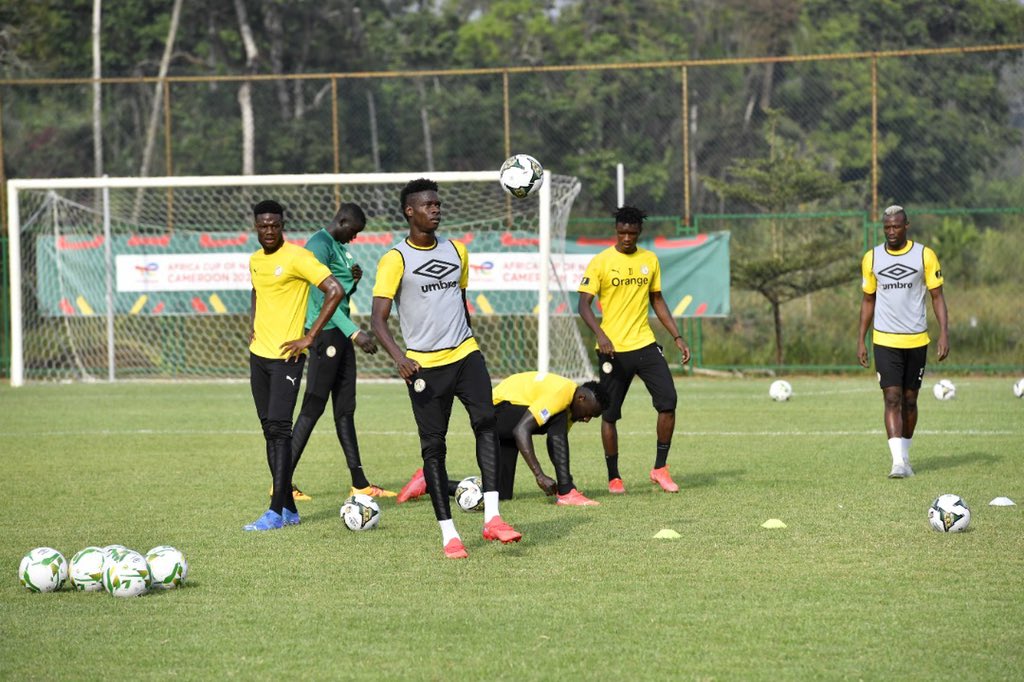 CAN 2021- Séance d’entraînement des Lions après le Malawi