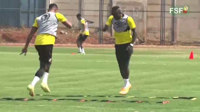 CAN 2021- Deuxième séance d’entraînement des Lions