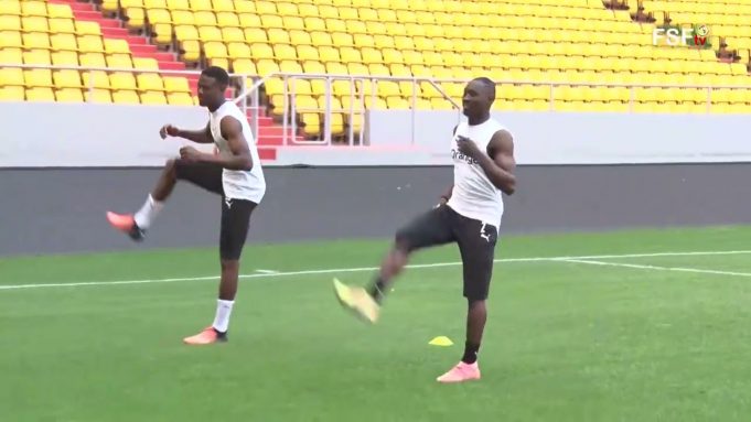 Elim. CAN 2023- Première séance d’entraînement des Lions