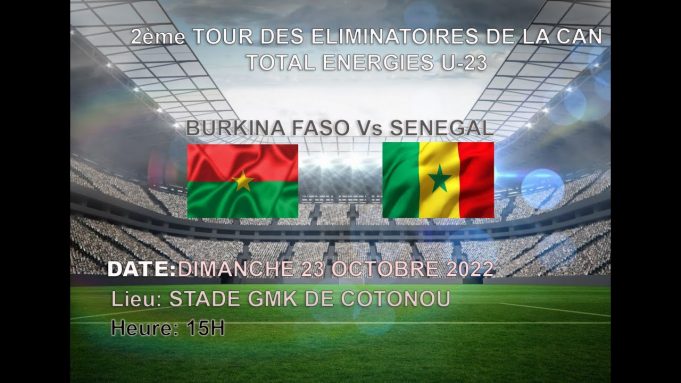 Éliminatoires CAN U23- Burkina Faso vs Sénégal en direct
