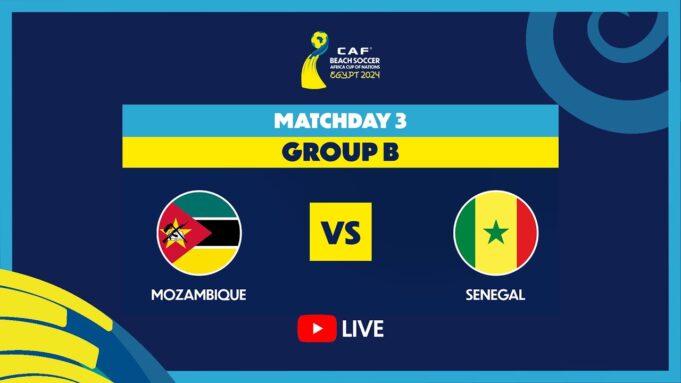 CAN Beach Soccer: Mozambique vs Sénégal en direct, livestreaming