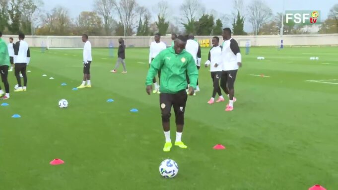 Amical Brésil – Sénégal : les Lions au complet pour la deuxième séance d’entraînement à Londres