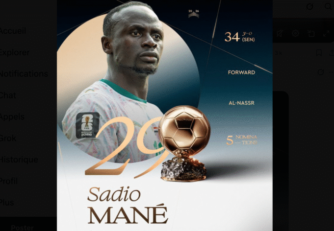 sadio mane ballon d'or